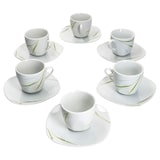 thumbnail of 6er Set Espressotasse 10cl mit Espressountertasse 12,1cm Aviva