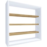 thumbnail of VCM Küchenmöbel Hängeschrank Esaldi Weiß / Honig-Eiche H. 40 x B. 40 x T. 10 cm