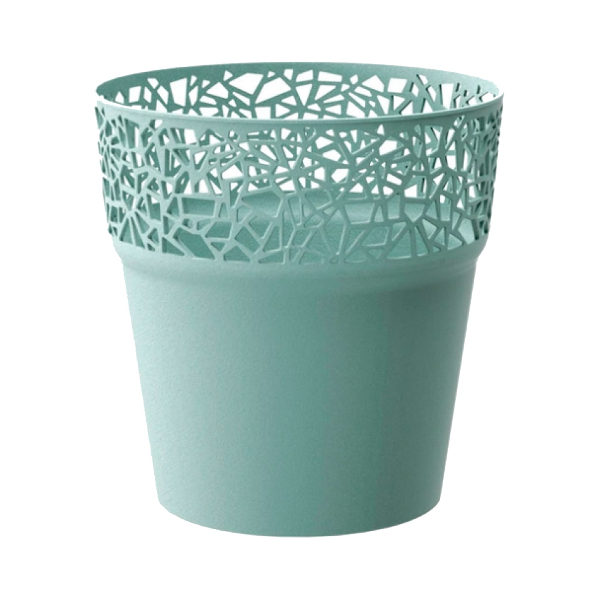Prosperplast - Kunststoffpflanztopf Tree in Grün 17,5 x 17,5 x 17,9 cm
