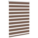 thumbnail of vidaXL Doppelrollo Braun 95x100 cm Stoffbreite 90,9 cm Polyester