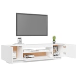 thumbnail of Mueble para TV con luces LED blanco 160x35x40 cm