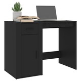 thumbnail of vidaXL Schreibtisch Schwarz 100x49x75 cm Holzwerkstoff