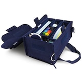 thumbnail of Magnetoplan Moderatorentasche ecoAware inklusive Inhalt - 29x18x14,5cm (BxHxT) - Blau -aus recyceltem PET-Filz