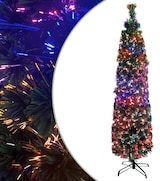 thumbnail of vidaXL Künstlicher Weihnachtsbaum Schlank mit Ständer 120 cm Glasfaser