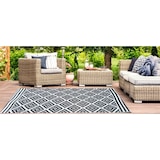 thumbnail of Outdoor Kunststoffteppich AUSTIN schwarz 120 x 180 cm