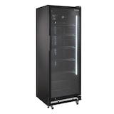 thumbnail of GastroHero Getränkekühlschrank GKSE360, 360 Liter Kühlraumvolumen, 5 verstellbare Einlegeböden, Innenbeleuchtung, Abschließbar, Schwarz