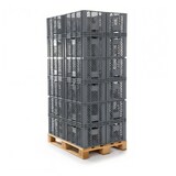 thumbnail of 36 Stück Bäckerkisten Brotkisten 600 x 400 x 320 mm in Grau