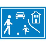 thumbnail of Spielstraße Schild  Verkehrberuhigung A3
