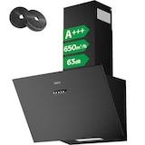 thumbnail of CIARRA bovendeel A+++ 650 m³/h bovendeel 60 cm vrij schuin bovendeel LED VMB6762A