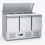 thumbnail of Saladette Réfrigérée 3 Portes avec Couvercle en Inox