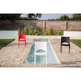 thumbnail of Sedia Paris antracite in polipropilene di altissima qualità, impilabile. Marchio Grandsoleil. 58x51x80