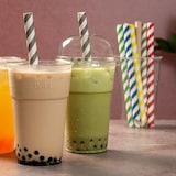 thumbnail of Garcia de Pou 2400 Unità - Canucce Dritte A Strisce 'Bubble Tea' 'Paper' Ø1,2X20 Cm Colori Varie Carta