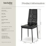 thumbnail of tectake Set di sedie per sala da pranzo Julien - 402545