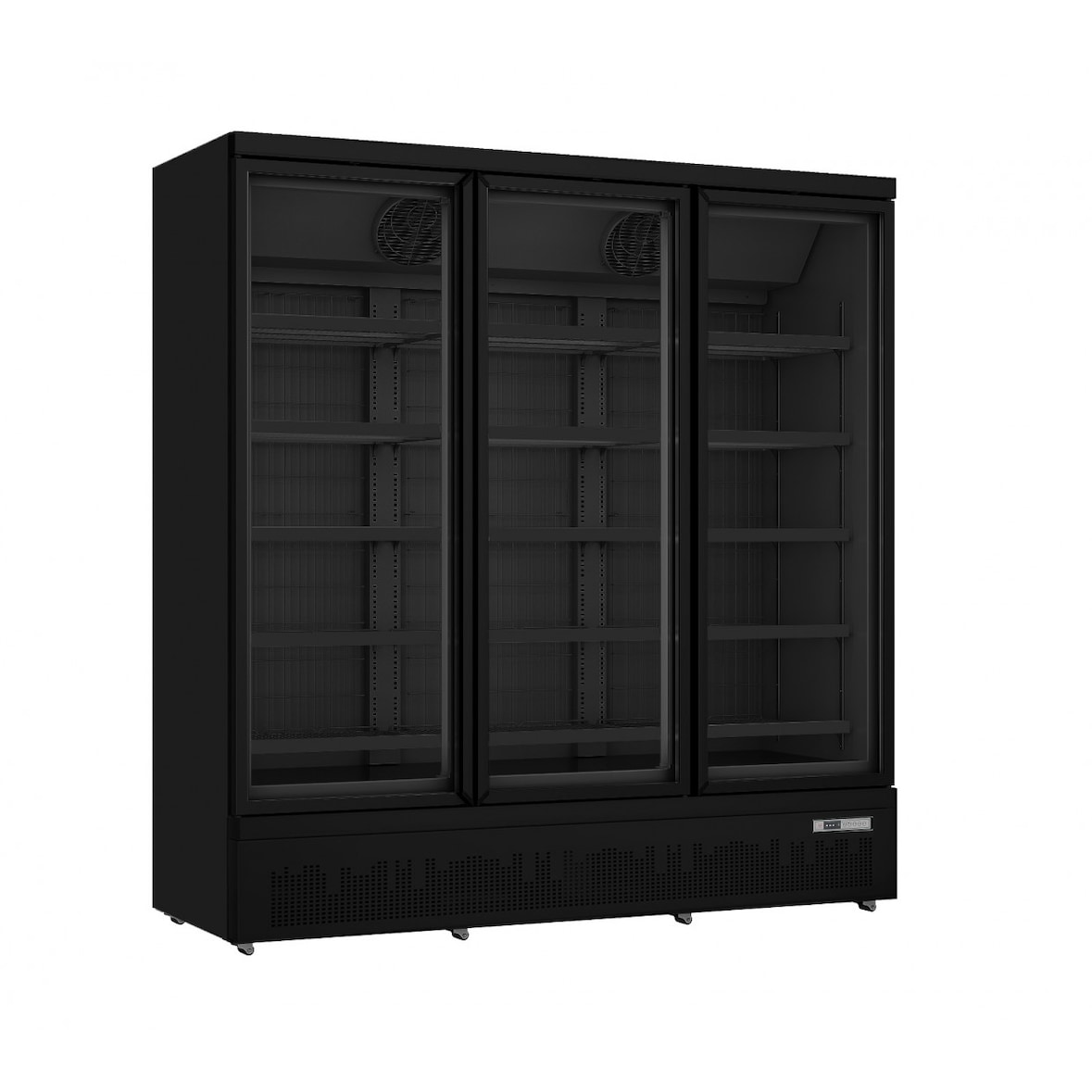 Saro Tiefkühlschrank , 3 Glastüren, GTK 1480 S PRO, schwarz