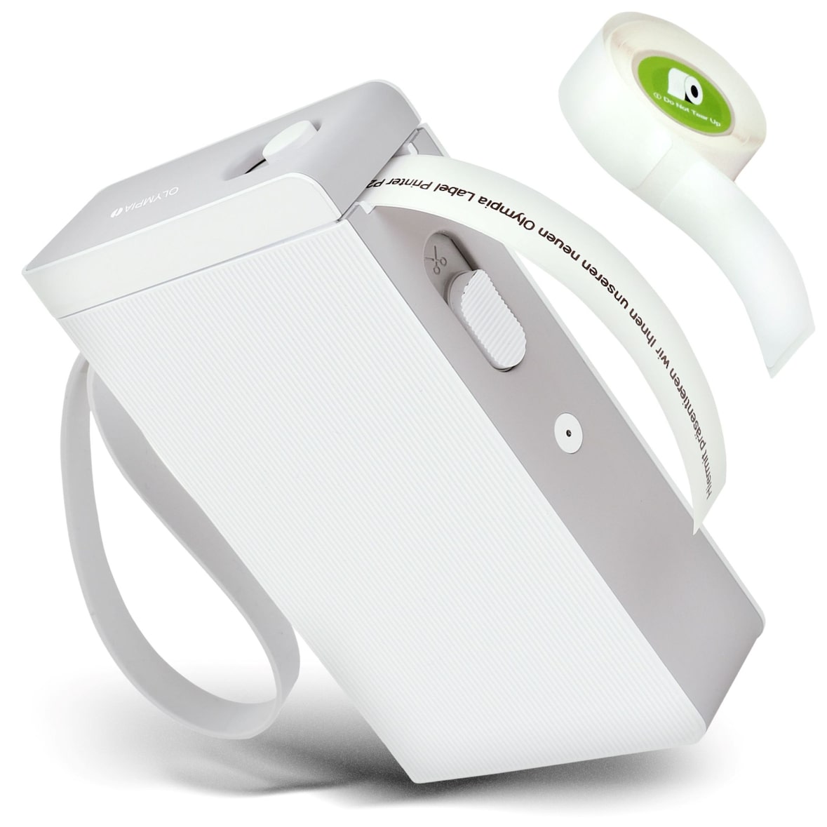 Etikettendrucker Etikettiergerät Beschriftungsgerät selbstklebend Labeldrucker Kabelloser Mini Label Printer mit iOS Android, Zuhause Büro Bluetooth