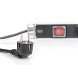 thumbnail of Digitus Steckdosenleiste mit Aluminiumprofil und Schalter, 7-fach Schutzkontaktsteckdose, 2 m Zuleitung Schutzkontaktstecker