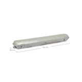 thumbnail of Bildschirm LED Integrierter 18 W 1440 lm Wasserdicht IP65 6000 K 50000 H 15074
