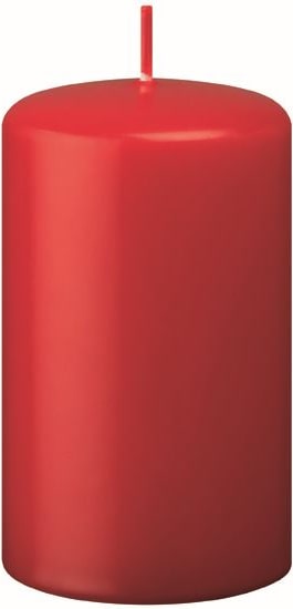 Eine rote Kerze.