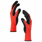 thumbnail of vidaXL Werkhandschoenen 12 pcs Rood en Zwart 10 / xl Latexcoating