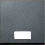 thumbnail of System M Kontrollwippe, Schalter/Taster, anthrazit, matt, diverse Symbole, geeignet für Bussystem-Tasterankopplung