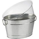 thumbnail of Bewitched Bañera para Bebidas, 11 litros, Enfriador de Bebidas,Enfriador de Botellas de Acero Inoxidable, 40 x 28 cm, Altura 22 cm (Zinc)