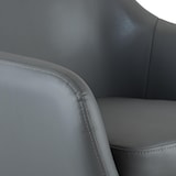 thumbnail of Set 2 sgabelli da bar Grant similpelle grigio