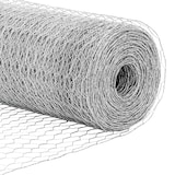 thumbnail of vidaXL Zaunpfosten Silber 50 x 0,5 m (13 mm Masche) Stahl