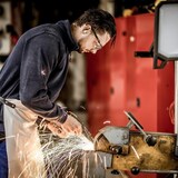 thumbnail of Nitras Motion Tex Plus Pullover | Gr. XL | Arbeitspullover | dunkelblau