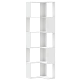 thumbnail of vidaXL Eck-Bücherregal 5 Böden Weiß 50x50x179 cm Holzwerkstoff