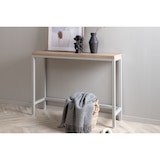 thumbnail of Rise Konsolentisch 30x110 cm Esche dekor, grau.