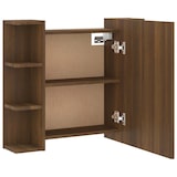 thumbnail of vidaXL Spiegelschrank mit LED Braun Eichen-Optik 70x16,5x60 cm