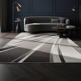thumbnail of Teppich Flur Abstrakt Pflegeleicht Waschbar Strapazierfähig Wohnzimmer Schlafzimmer Braun 200x290 cm – DRAU von Kadima Design