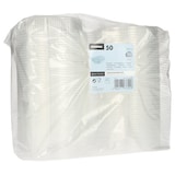 thumbnail of Starpak 50 Verpackungsbecher mit Klappdeckeln, PP 8-eckig 250 ml 2,8 cm x 11 cm x 11 cm transparent