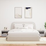 thumbnail of vidaXL Nachttische mit LED-Leuchten 2 Stk. Grau Sonoma 50x40x45 cm