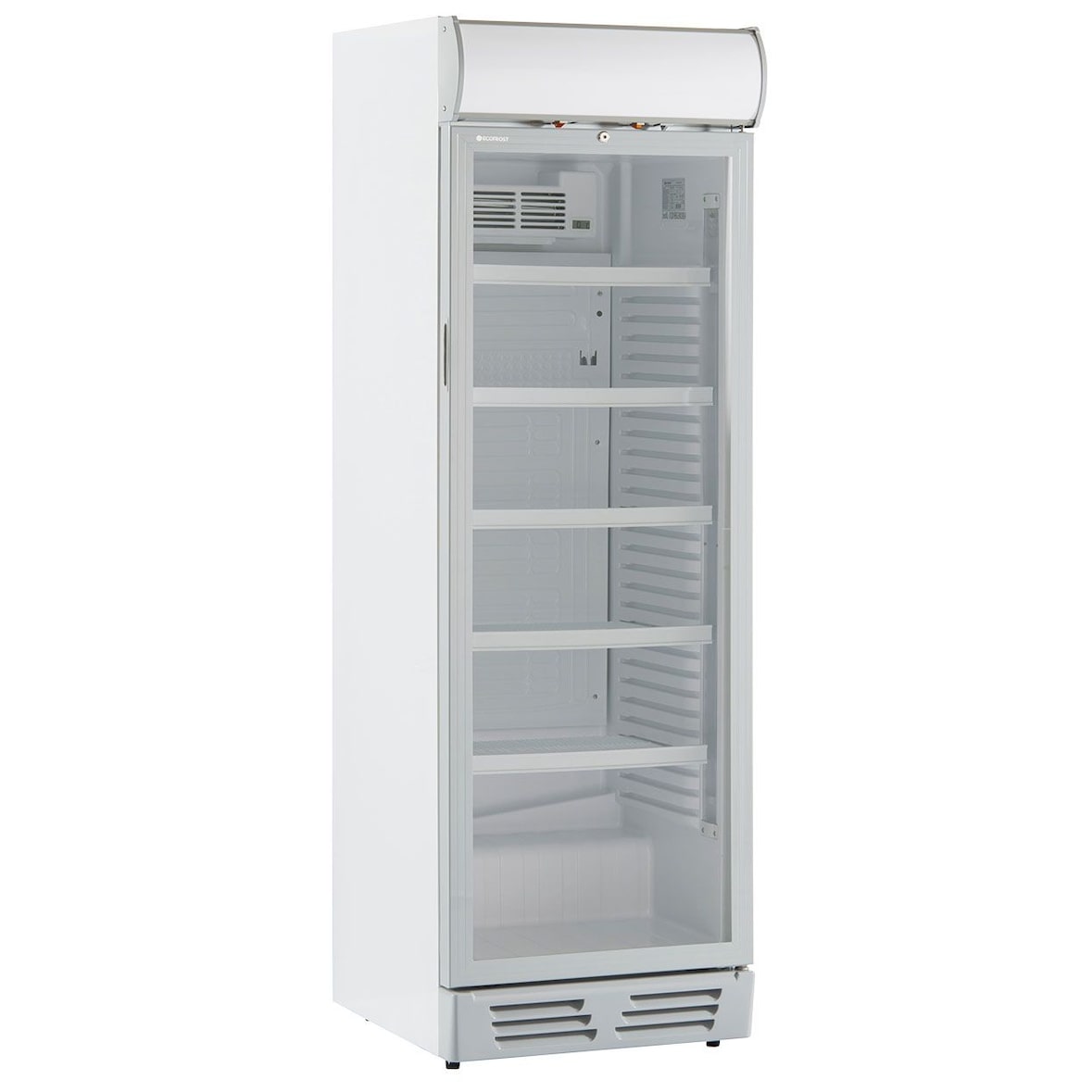 Frigo vetrina bibite statica con agitatore e termometro digitale. Temperatura 0°C / +10°C. Modello EKG450C