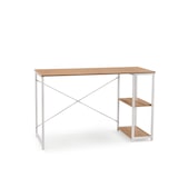 thumbnail of Mesa para ordenador / escritorio Easy Up2 con estantería incluida, blanco/roble hjh LIVING