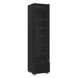 thumbnail of Réfrigérateur 1 porte en verre noir 221l - Combisteel