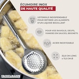 thumbnail of Set van 2 Fackelmann schuimspanen van 32 cm in Elemental roestvrij staal