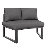 thumbnail of Merax Modulares Gartenmöbel-Set für 4-6 Personen, Loungesessel-Set, 4x Doppelsofa mit Polstern & Kissen, 3x kleine Couchtische, rundes Sofa, Grau