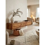 thumbnail of TV-Kommode zum Aufhängen, Sheeshamholz, bis 65 Zoll, 3 Schubladen. 160x35x25 cm | Kadima Design