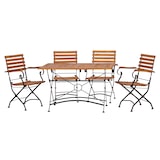 thumbnail of Tischgruppe 4x 57434 Lindau Klappsessel 1x 57436 Lindau Tisch 120x80cm