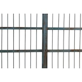 thumbnail of Biscottini Eingangstore 115x6x115 cm - Gartentor für den Außenbereich - Gartenzaun - Hellblaues Schmiedeeisentor