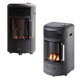 thumbnail of Estufa de gas calentador 44 m2 con ruedas, potencia regulable, termostato y detección de oxígeno, encendido electrónico 44 x 72 cm - Negro