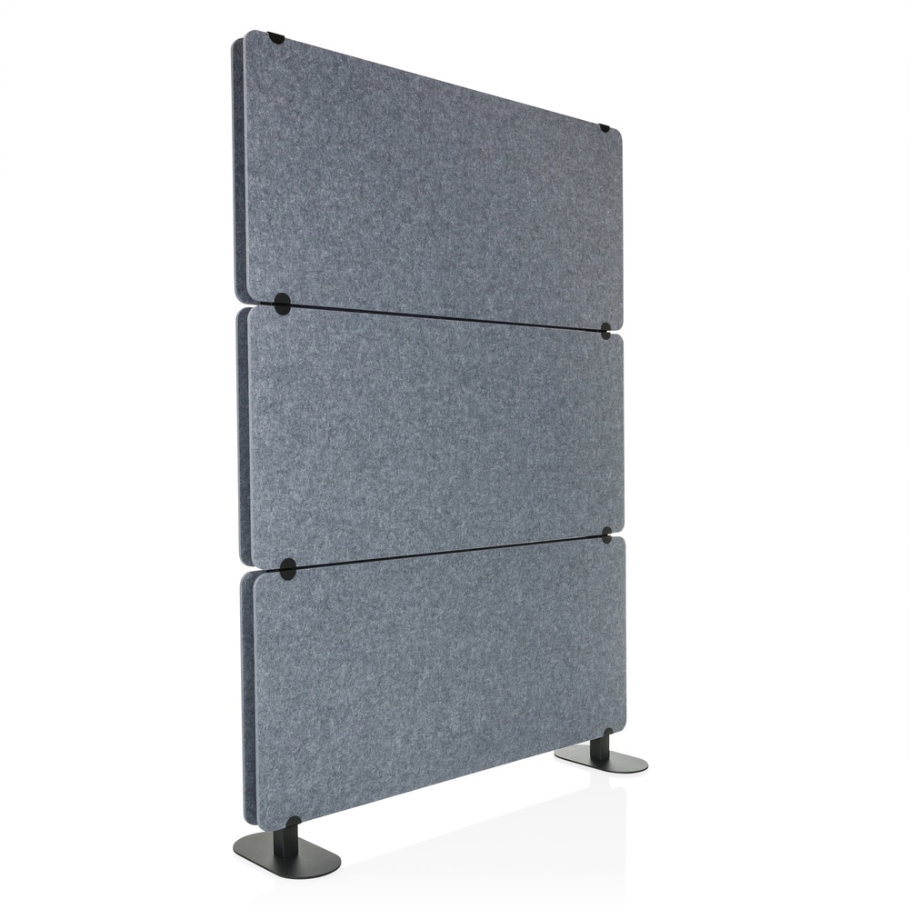 Akoestische scheidingswand / verplaatsbare wand FLEXMIUT EXTEND 175x120x30 cm PET grijs hjh OFFICE