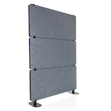 thumbnail of Akoestische scheidingswand / verplaatsbare wand FLEXMIUT EXTEND 175x120x30 cm PET grijs hjh OFFICE