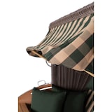 thumbnail of Strandkorb - bene living - Borkum XL Teak Bullauge - PE grau - Modell 506 - 2,5-Sitzer inkl. Liftersystem