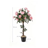 thumbnail of COSTWAY Árbol Artificial con Flores 93 cm, Árbol de Flores Artificial, Planta Artificial en Maceta, Flor Artificial para Hogar Oficina