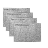 thumbnail of 4er Platzset Tischset Platzdeckchen Untersetzer Platzmatten Filz