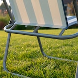thumbnail of Aktive Silla playa alta fija plegable 45x42x75 cm marinera