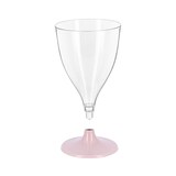 thumbnail of MONOUSO - Calice Riutilizzabile Durable PS Piede Rosa Vino 200ml 2pz (6 Pezzi)